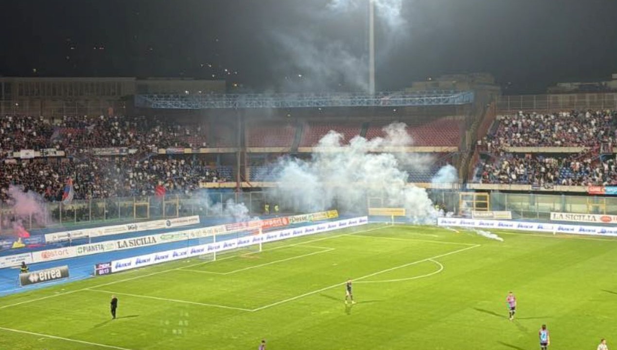 Disordini durante Catania- Ascoli, arrestati due ultras