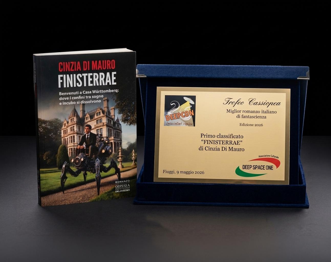 Trofeo Cassiopea 2026, miglior romanzo a Cinzia Di Mauro