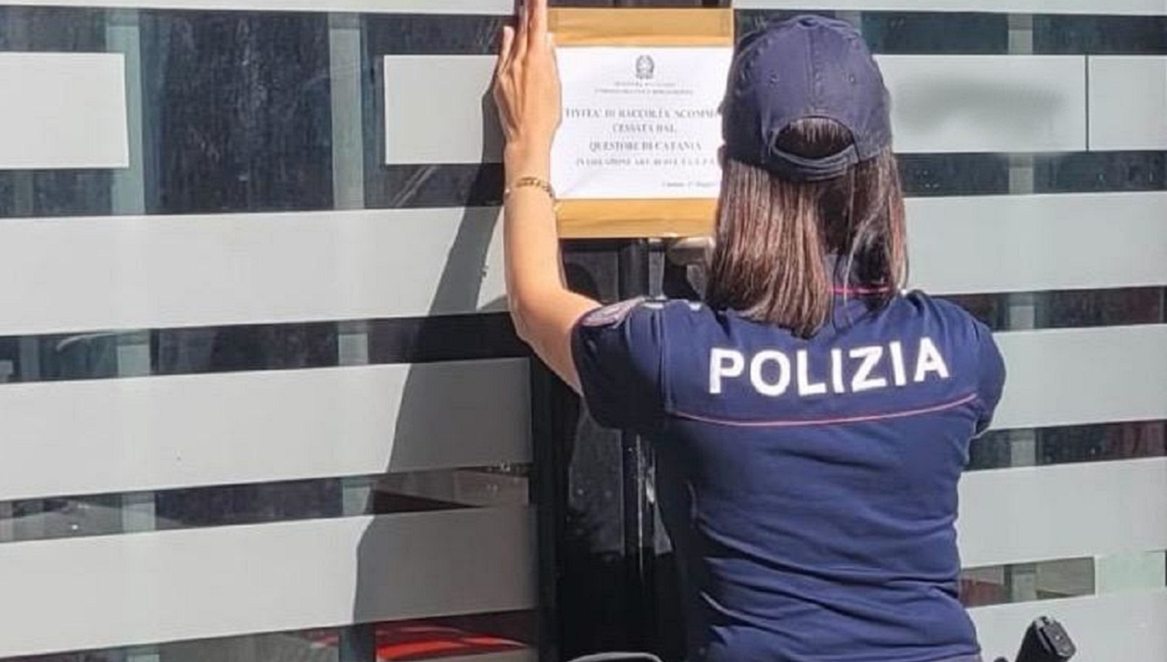 Catania, fermato giro di scommesse abusive