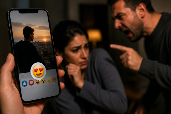 Caltanissetta, picchia la moglie per una emoticon “di troppo” su Facebook