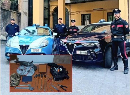 Acireale, tenta il furto in gioielleria con un flessibile: arrestato 31enne