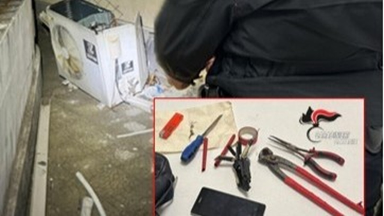 Cannibalizzano i motori dei climatizzatori di una chiesa evangelica: arrestata la coppia di ladri