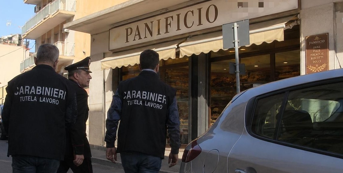 Sicurezza sul lavoro, blitz dei carabinieri a Paternò: chiusa un’attività di panificazione
