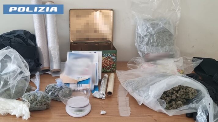 In una casa di Trappeto oltre 2 chili di marijuana: arrestato catanese