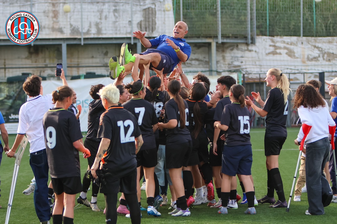 Il Racing Catania Women’s FC vola in Serie C: “Soddisfazione immensa”