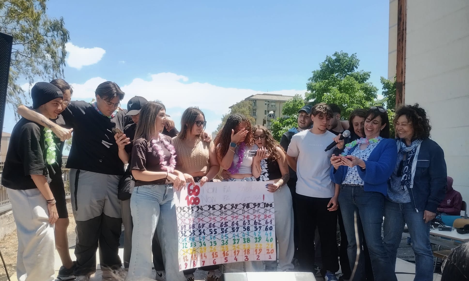 Il “Karol Wojtyla di via Raccuglia in festa per celebrare Get Up, il podcast dei ragazzi che racconta il quartiere