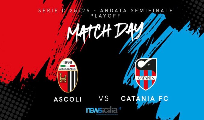 Ascoli – Catania 4 – 0: disastro rossazzurro, adesso la finale diventa un miraggio