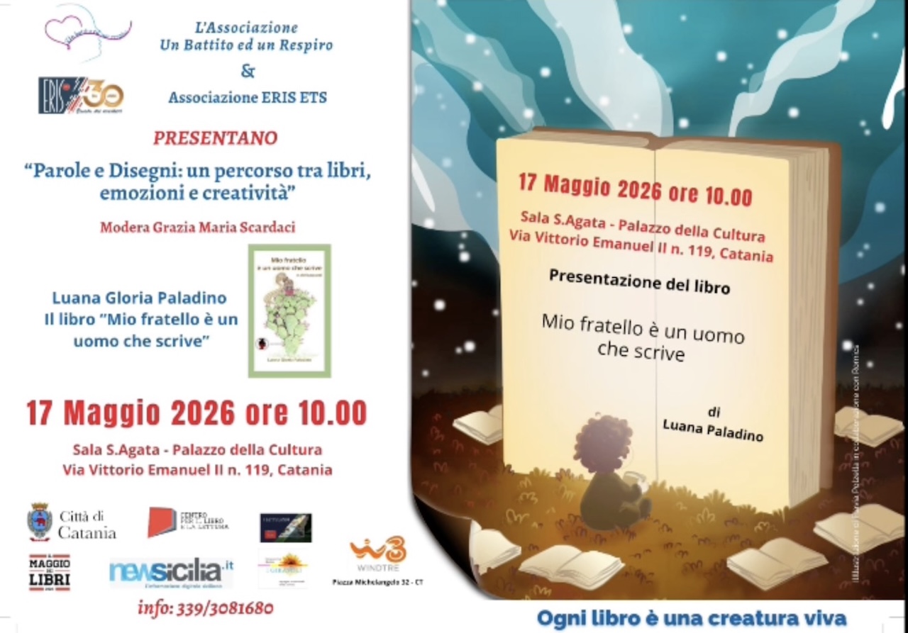 “Parole e Disegni”: a Catania un percorso tra libri, emozioni e creatività dedicato ai giovani