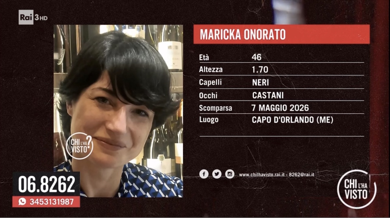 Si cerca Maricka Onorato, scomparsa da Capo d’Orlando