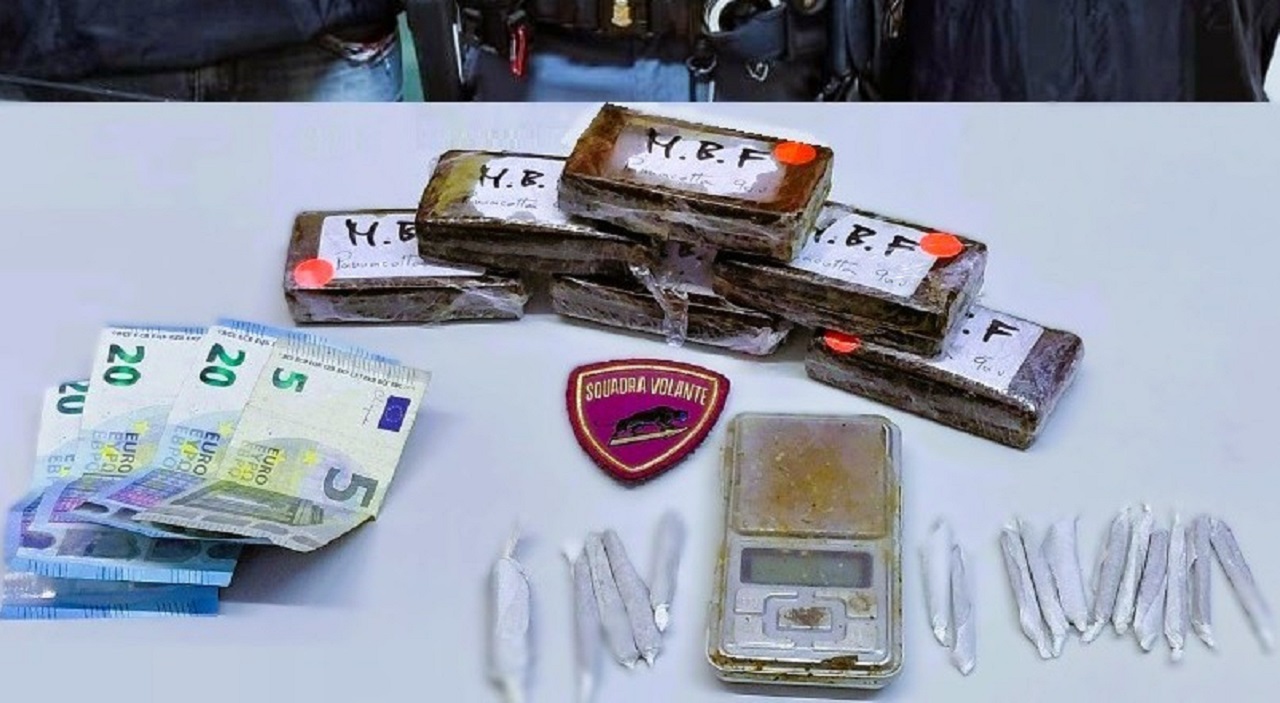 Caltanissetta, hashish nascosto in casa: incastrato 20enne