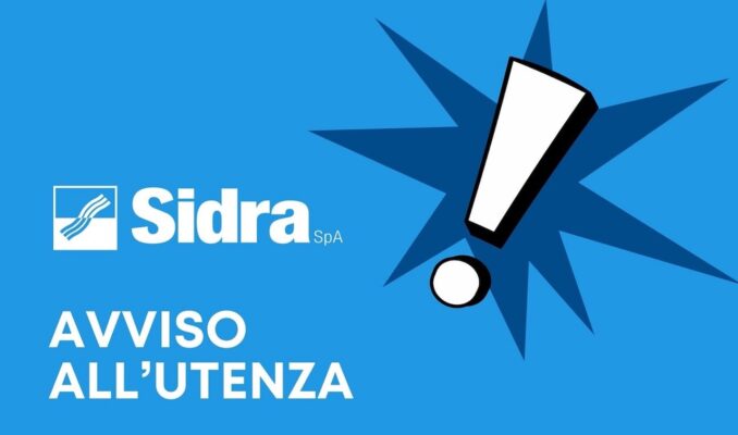 Sidra, lavori agli impianti: possibile mancanza d’acqua in alcune zone di Catania, Gravina e Misterbianco