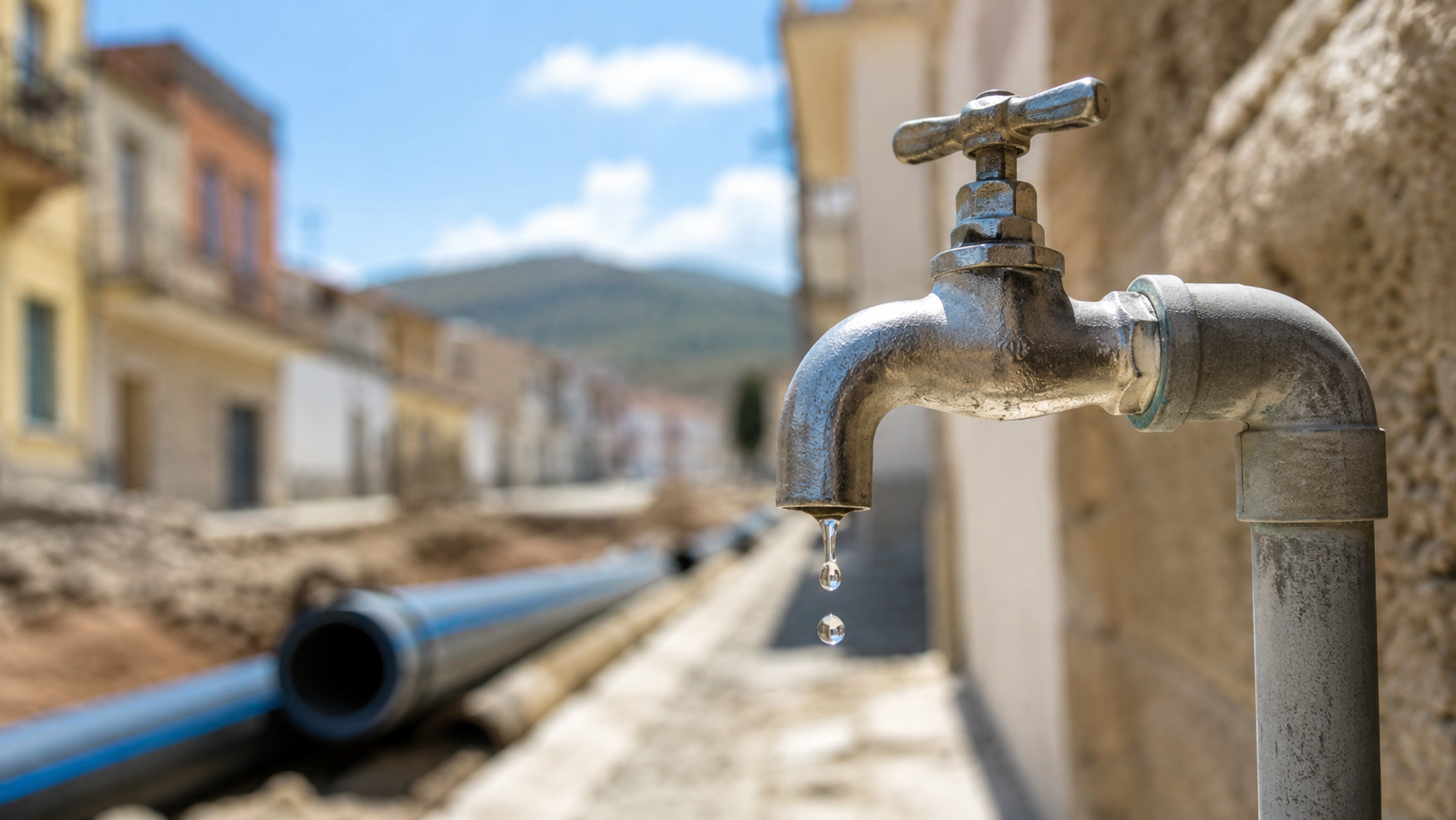 Acqua sospesa in otto Comuni dell’Agrigentino: stop all’acquedotto Favara di Burgio