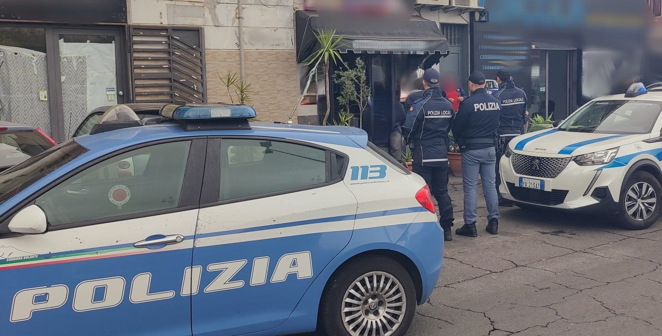 Controlli della Polizia tra Nesima e San Giovanni Galermo: due denunciati e sanzioni per 18mila euro