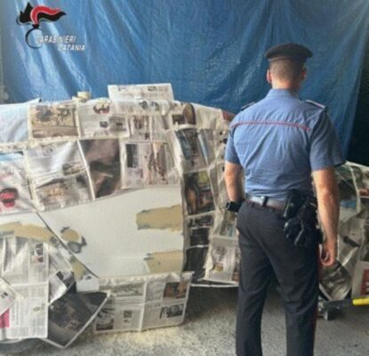 San Giovanni La Punta, garage adibito a carrozzeria abusiva: sequestrata officina e denunciato 49enne