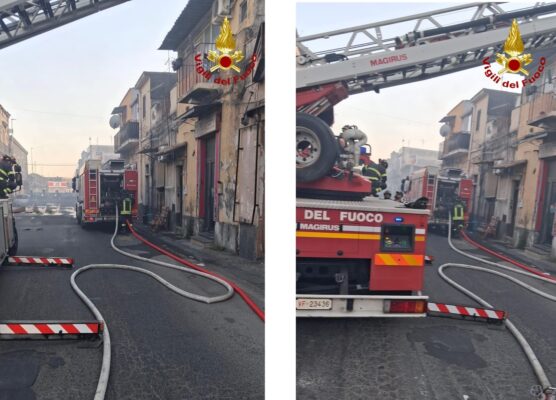Vasto incendio nella zona sud di Catania: evacuate alcune abitazioni