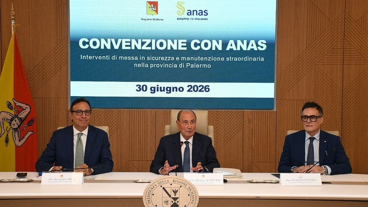 Palermo-Agrigento, via alla collaborazione tra Anas e Regione per l’ammodernamento delle statali
