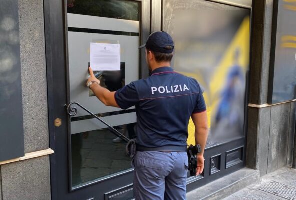 Biancavilla, sala scommesse chiusa per 7 giorni: per la Polizia era ritrovo abituale di pregiudicati