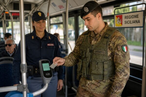 Trasporto pubblico locale, viaggi gratis per forze armate e personale dei corpi militari e civili