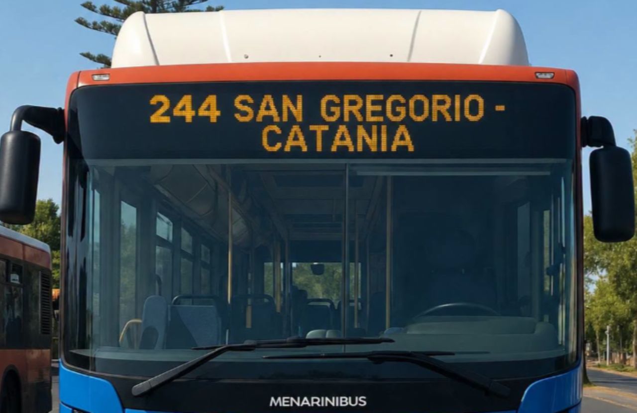 Al via da domani il collegamento AMTS tra San Gregorio e Catania: arriva la linea 244