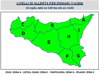 meteo 11 giugno