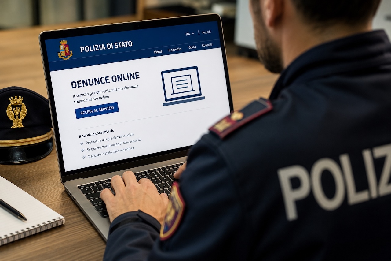 Denunce online, parte il nuovo servizio della Polizia di Stato: segnalazioni e pre-denunce via web