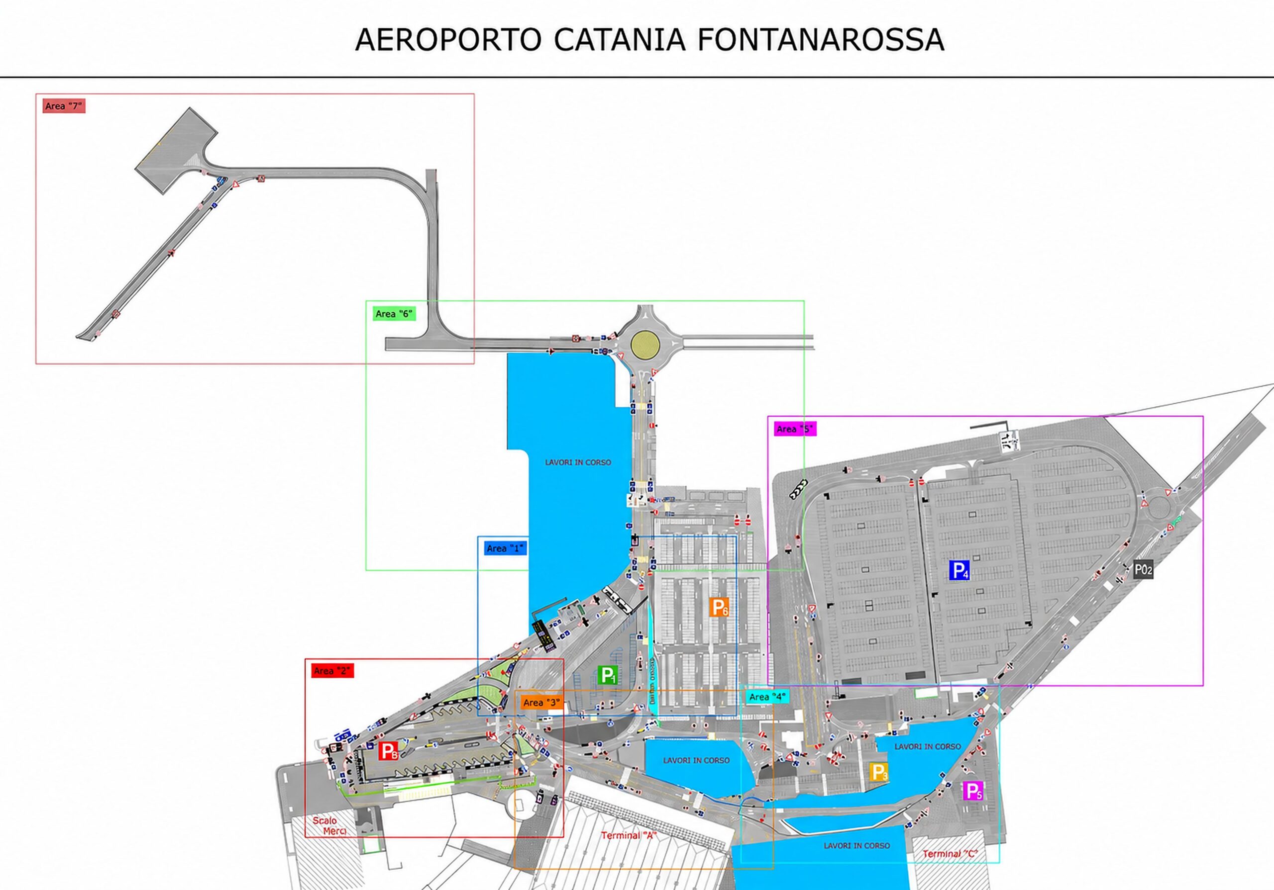 Aeroporto di Catania, cambia la viabilità interna: corsie riservate e controlli h24 della Municipale