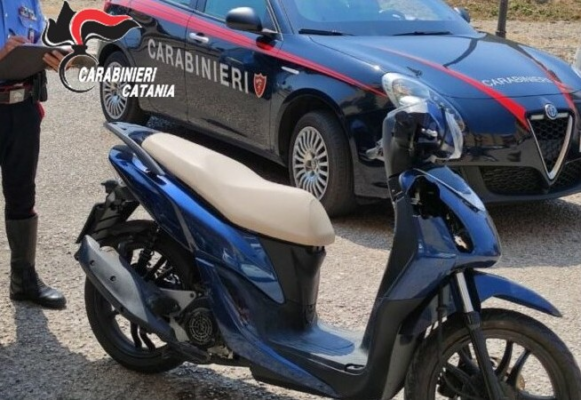 Moto rubata ritrovata grazie al Gps, denunciato un 43enne a Catania