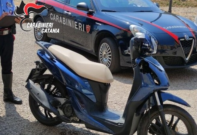 Moto rubata ritrovata grazie al Gps, denunciato un 43enne a Catania