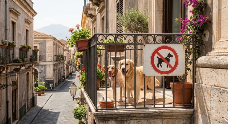 Catania, stretta per proteggere gli animali dal caldo: vietato lasciarli su balconi e terrazzi nelle ore più calde