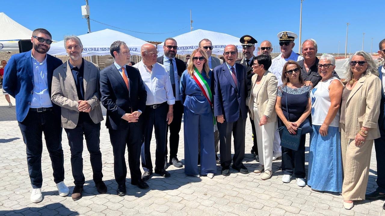 Ciclone Harry, Schifani a Portopalo di Capo Passero: “Lavori al porto finiti in anticipo”