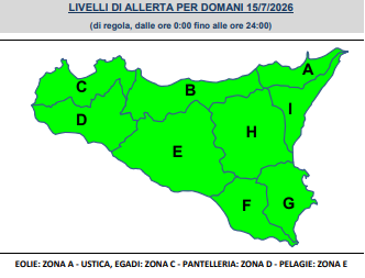 meteo 15 luglio