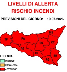 meteo 19 luglio