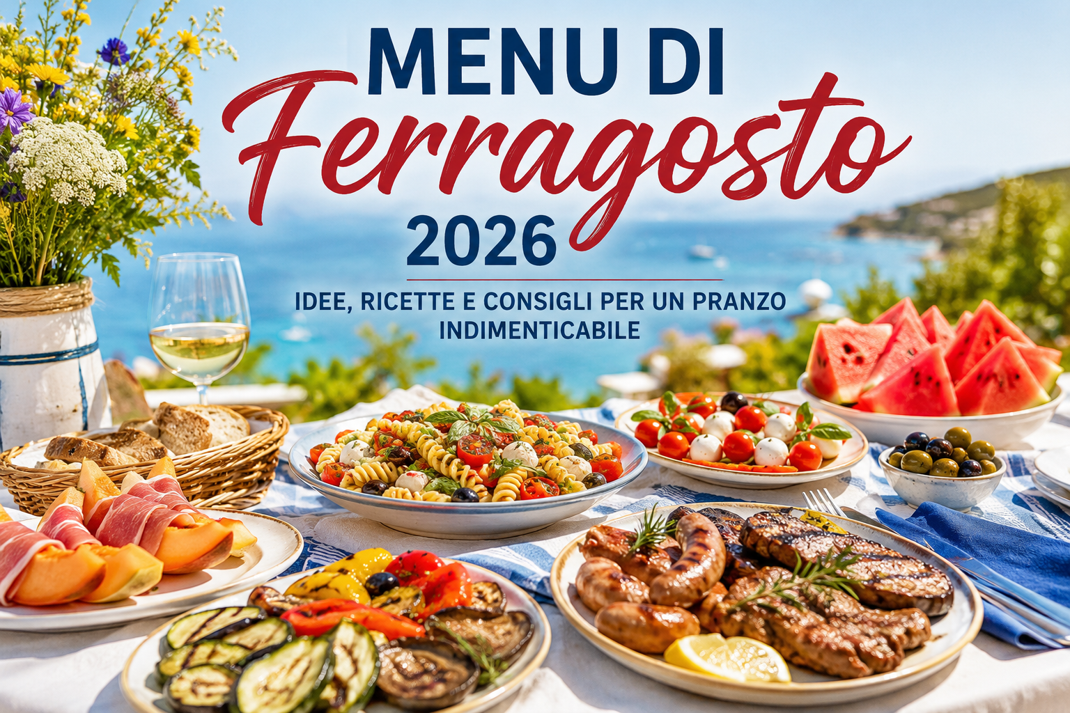 Menu di Ferragosto 2026: cosa preparare per un pranzo estivo ricco di gusto