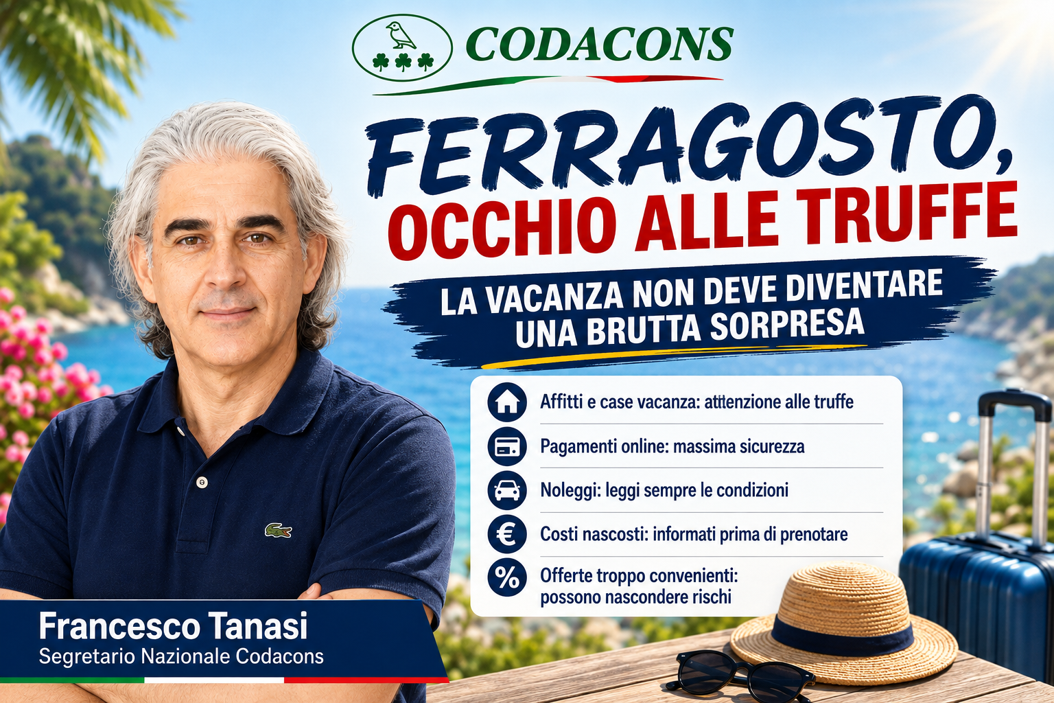 Ferragosto, occhio alle truffe in vacanza: dagli affitti alle auto, gli errori che possono costare caro