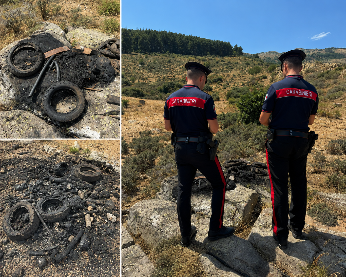 Geraci Siculo, incendio nel Parco delle Madonie: due persone denunciate