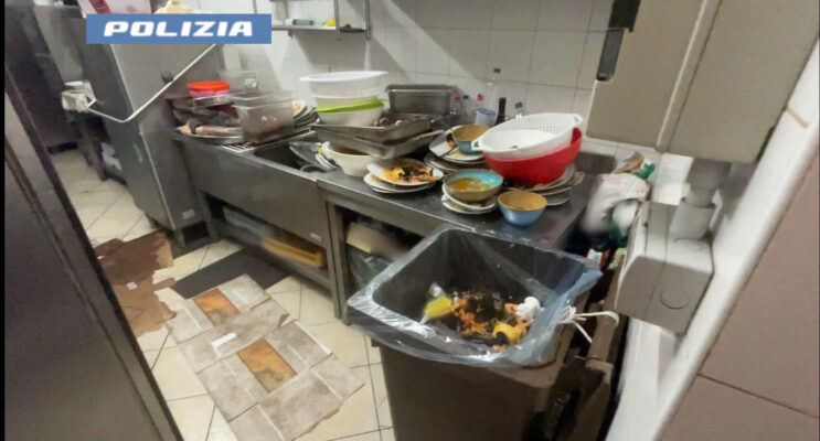 Task force nei ristoranti: locale sospeso per gravi carenze igieniche e lavoratori in nero