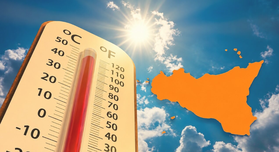 L’alta pressione continua ad abbracciare la Sicilia. Allerta rossa per le elevate temperature a Palermo, Catania e Messina