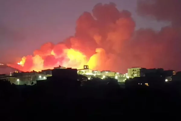 Incendio a Santo Stefano Quisquina, il sindaco chiede risorse finanziarie per intervenire contro il rischio frane