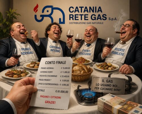 La lettera anonima sui soldi di Catania Rete Gas spesi per pranzi e catering. Lo Schiavo e Scalia: “Serve chiarezza e trasparenza”