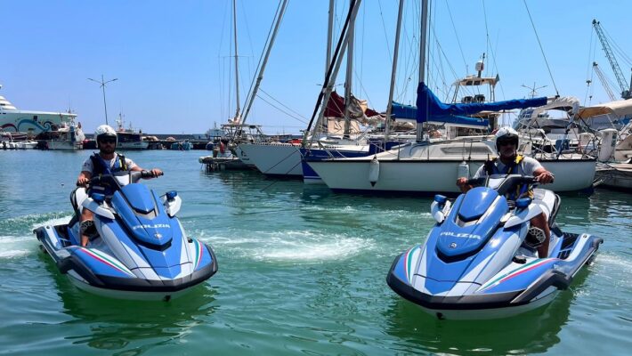 Novità per il pattugliamento della fascia costiera di Catania: fornite due nuove moto d’acqua alla Polizia di Stato