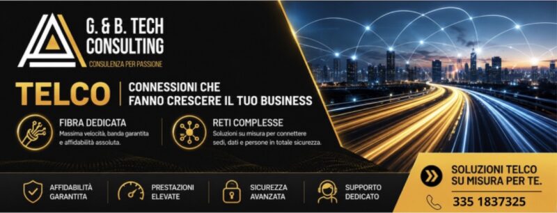 G&B Tech Consulting S.r.l.: competenza, affidabilità e innovazione al servizio delle imprese