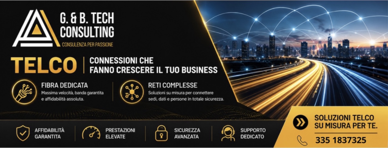 G&B Tech Consulting S.r.l.: competenza, affidabilità e innovazione al servizio delle imprese