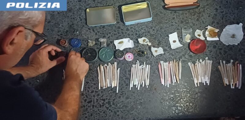 Catania, controlli antidroga alla Villa Bellini: sequestrati oltre 60 spinelli prima del concerto