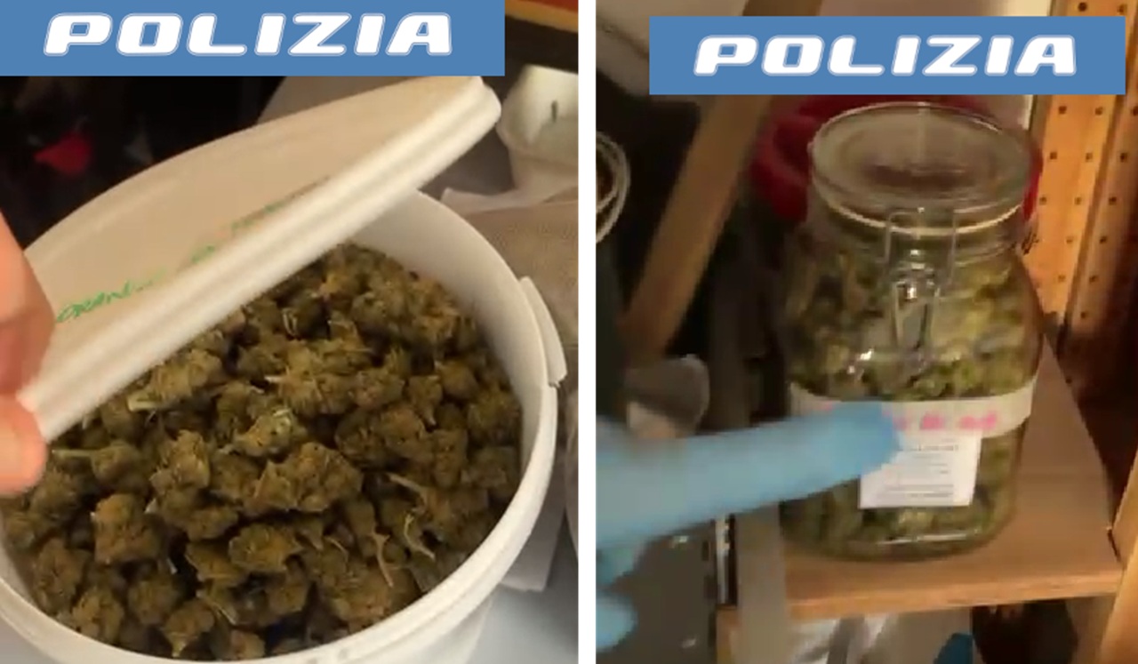 Oltre 3,5 chili di marijuana nel garage per lo spaccio online: denunciato 43enne a Catania