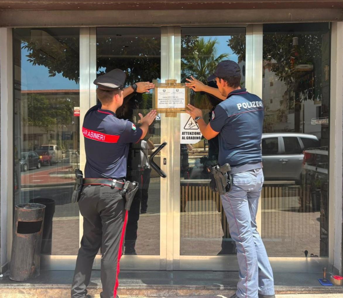 Cinisi, pregiudicati tra i clienti del bar: licenza sospesa per cinque giorni