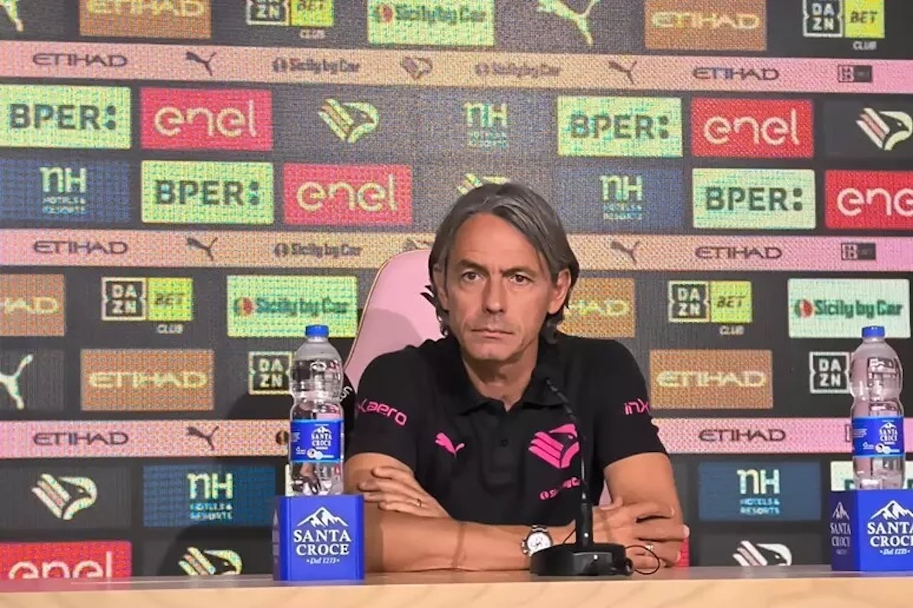 Palermo, Inzaghi carica i rosanero: “Serviranno 80 punti, senza l’elmetto non andremo da nessuna parte”