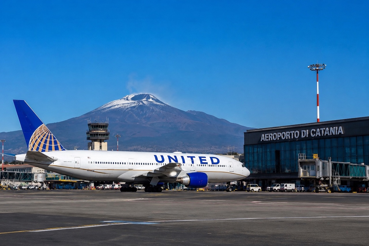 Catania vola sempre più verso gli Usa: United Airlines apre il diretto per Newark-New York