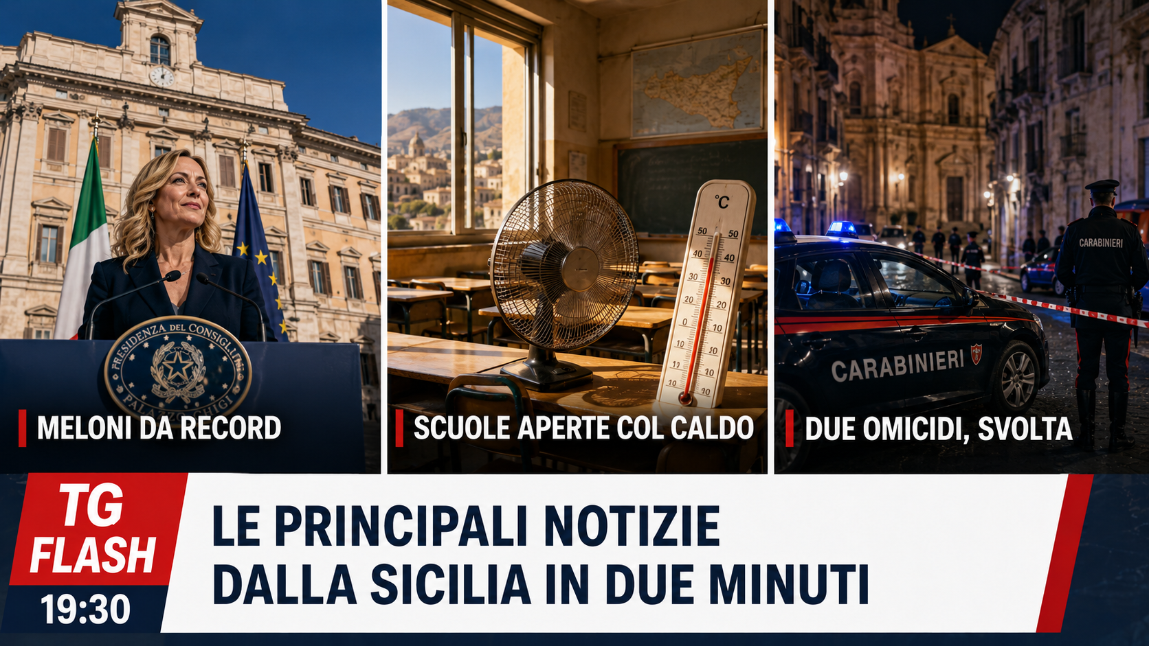 TG FLASH 4 SETTEMBRE 19.30