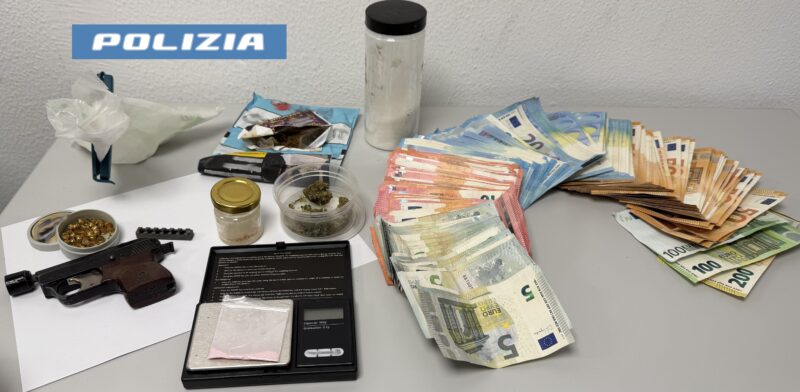 San Giovanni La Punta, laboratorio di “armi fantasma” e droga scoperto dalla Polizia: arrestato 27enne