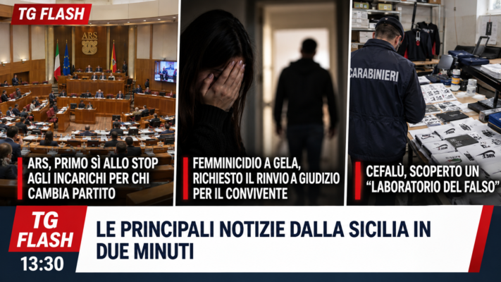 Passa nuovo emendamento all’Ars, rinvio a giudizio per femminicidio a Gela. Capi contraffatti a Cefalù | TG Flash 13:30
